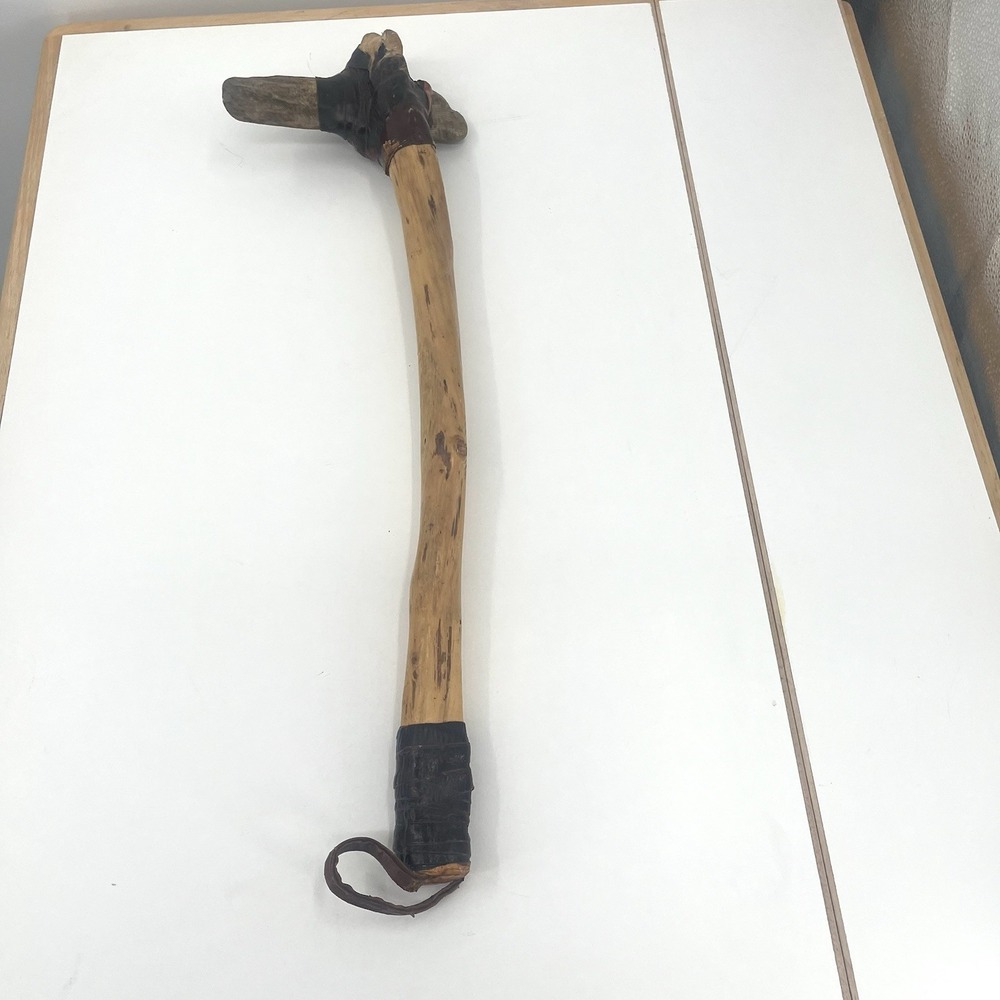 Reproduction Native American-Style War‎ Club or Tomahawk 22.5" - Maybe Vintage